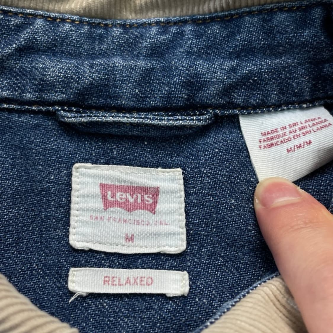 100 리바이스 릴렉스 핏 웨스턴 데님셔츠 상품이미지3