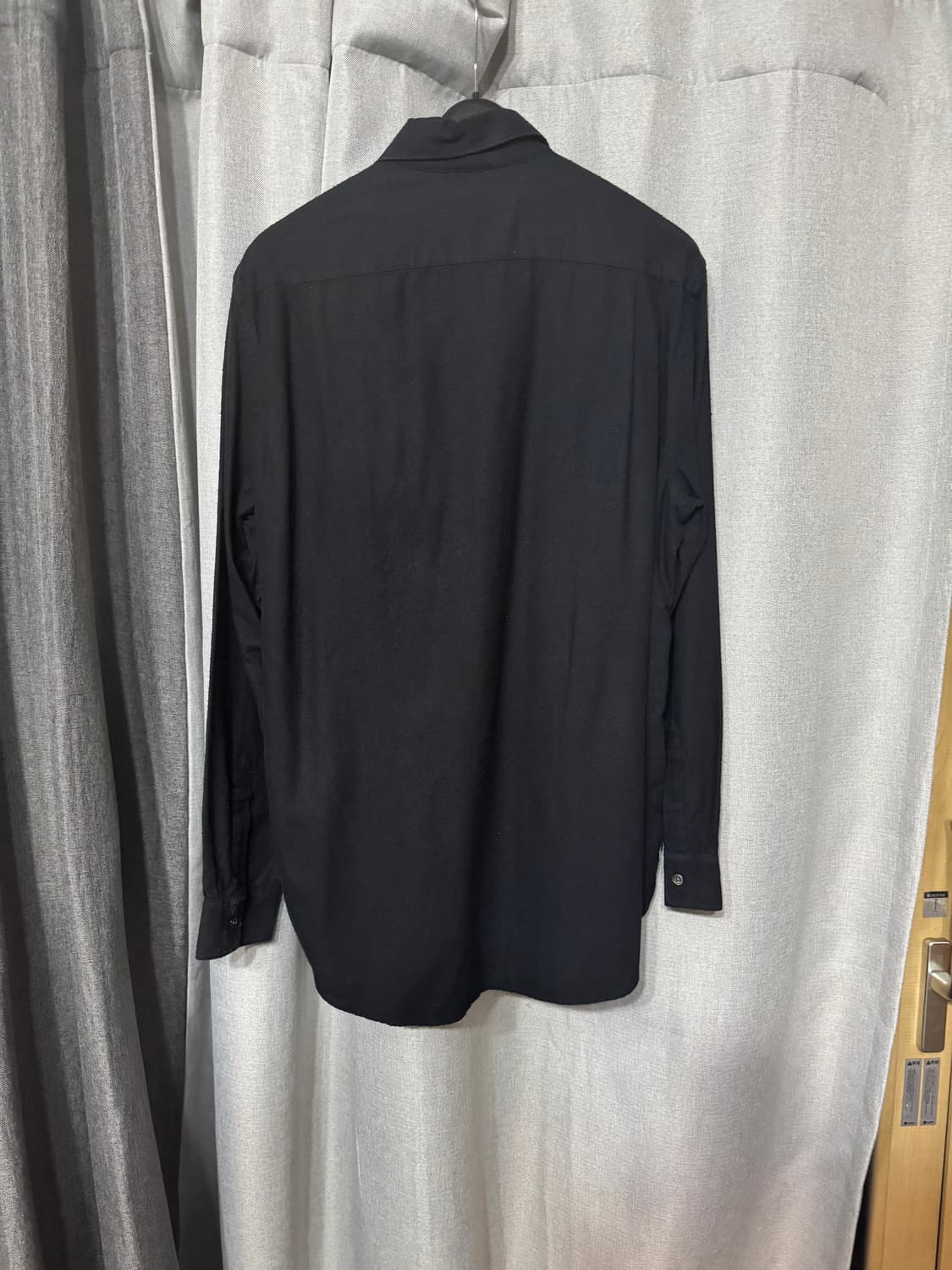 아워레가시 클래식 셔츠 블랙 실크 상품이미지2