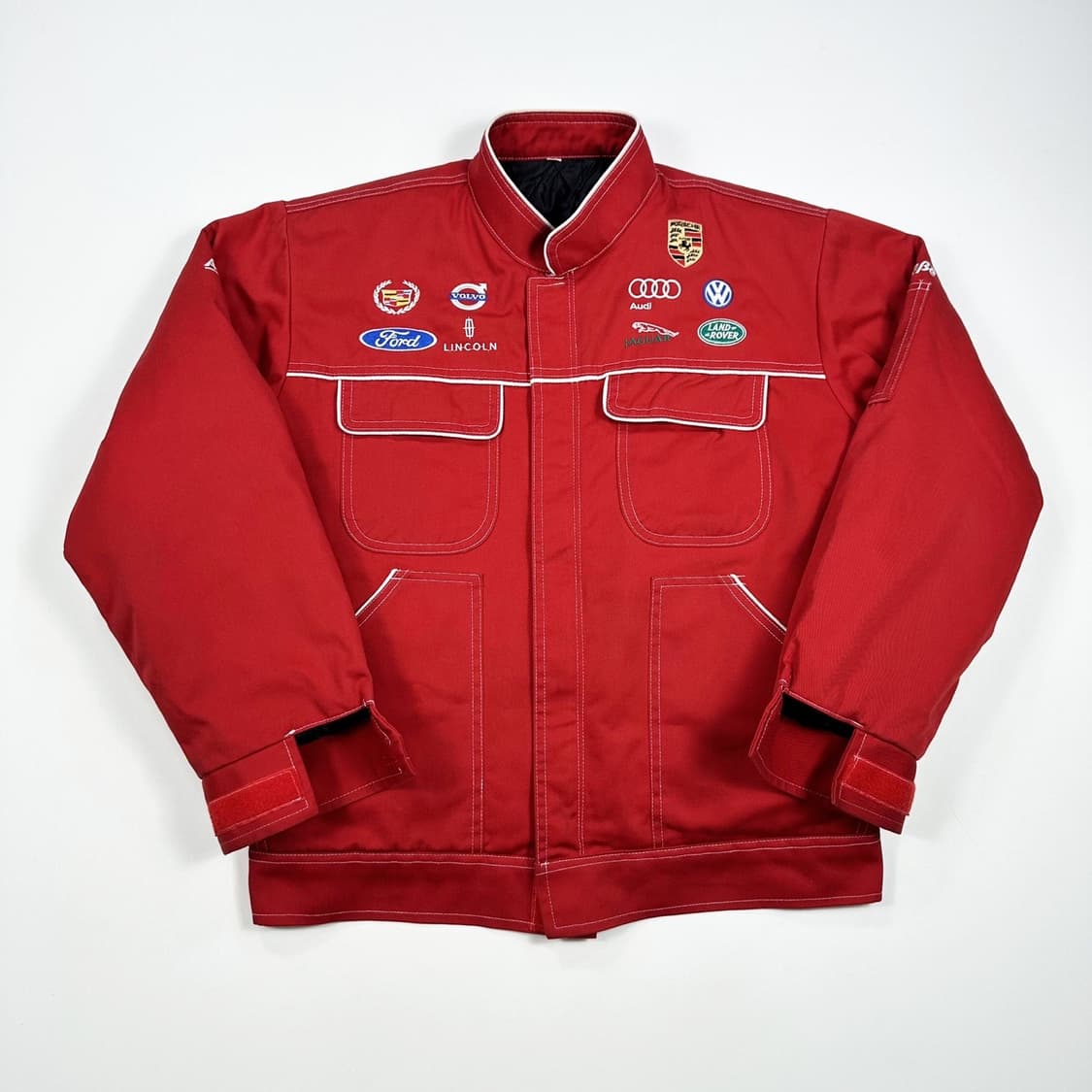 VTG 빈티지 F1 레드 레이싱 점퍼 자켓 (L) 상품이미지2