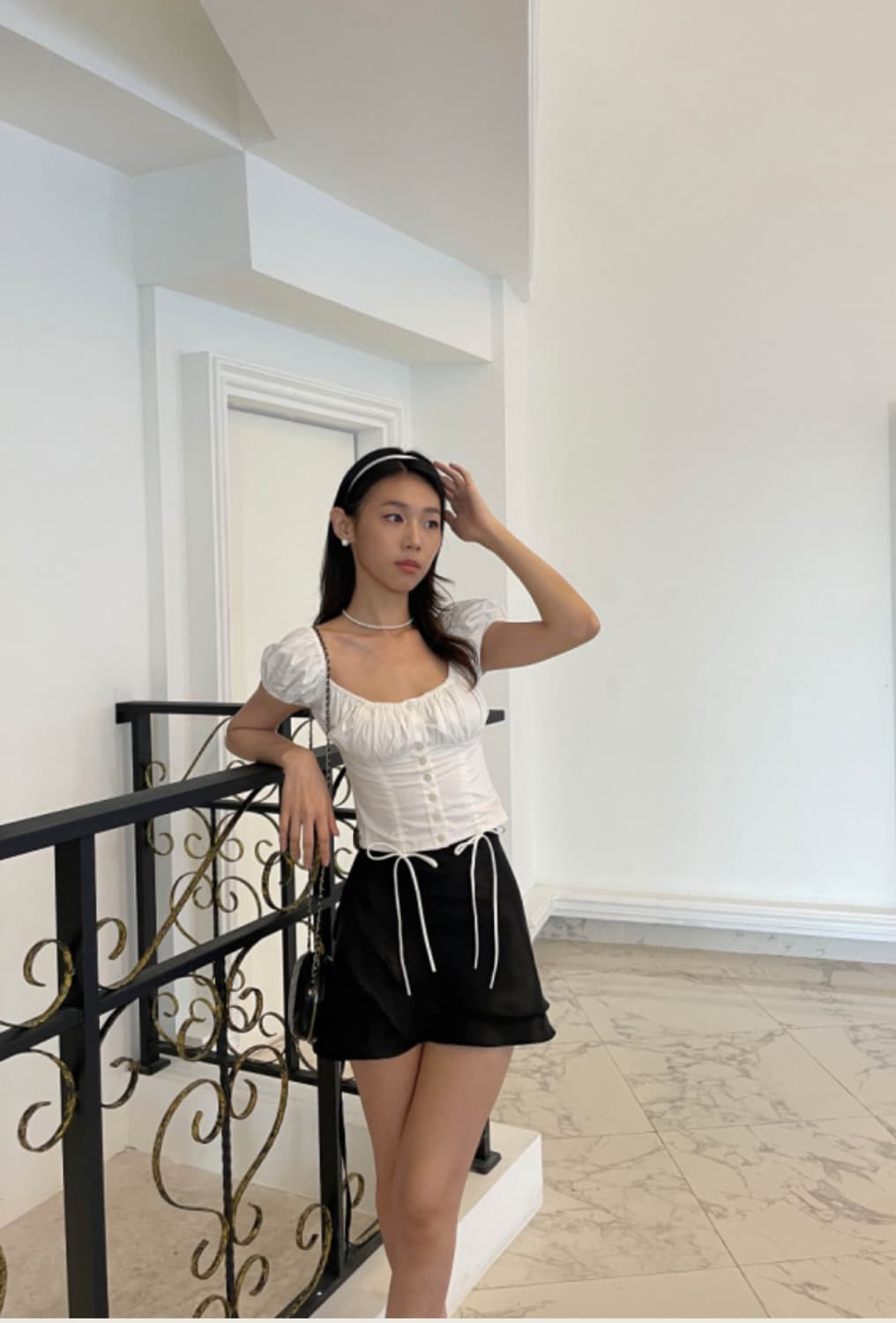 클리시어 Coap serenade satin wrap skirt 상품이미지1