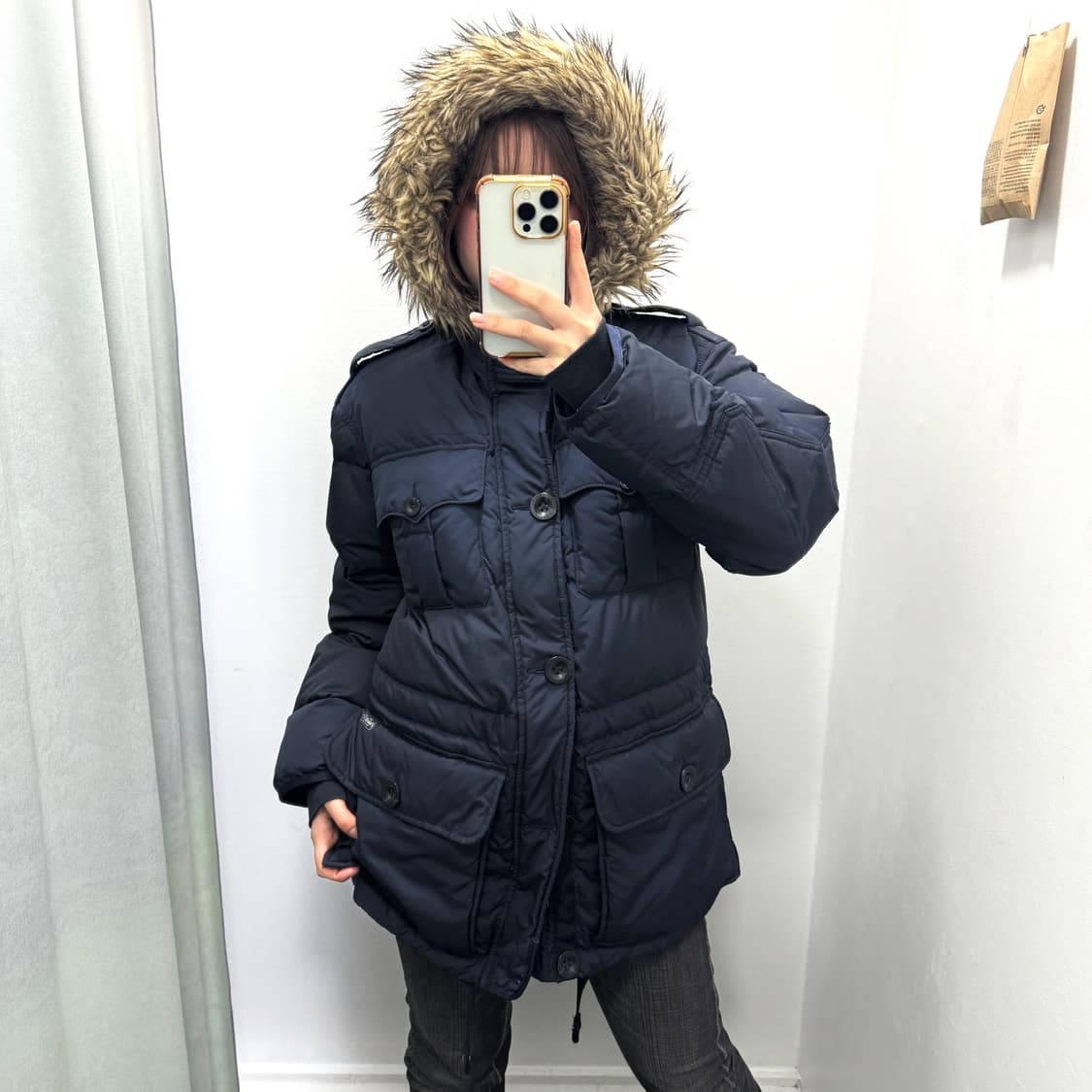 폴로 네이비 덕다운 히말라야 패딩 파카 상품이미지2