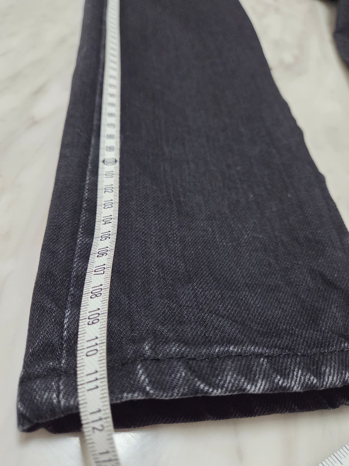 피어오브갓 4th 블랙 디스트로이드 데님팬츠 상품이미지10