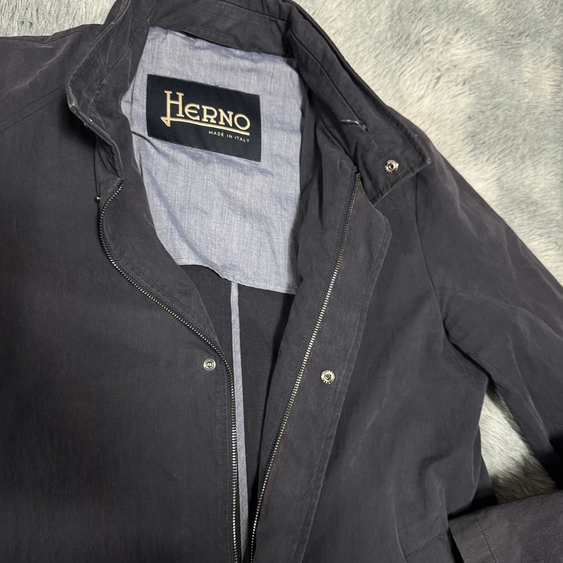 이태리 에르노 남성 워싱 코트 110사이즈 백화점택 상품이미지3