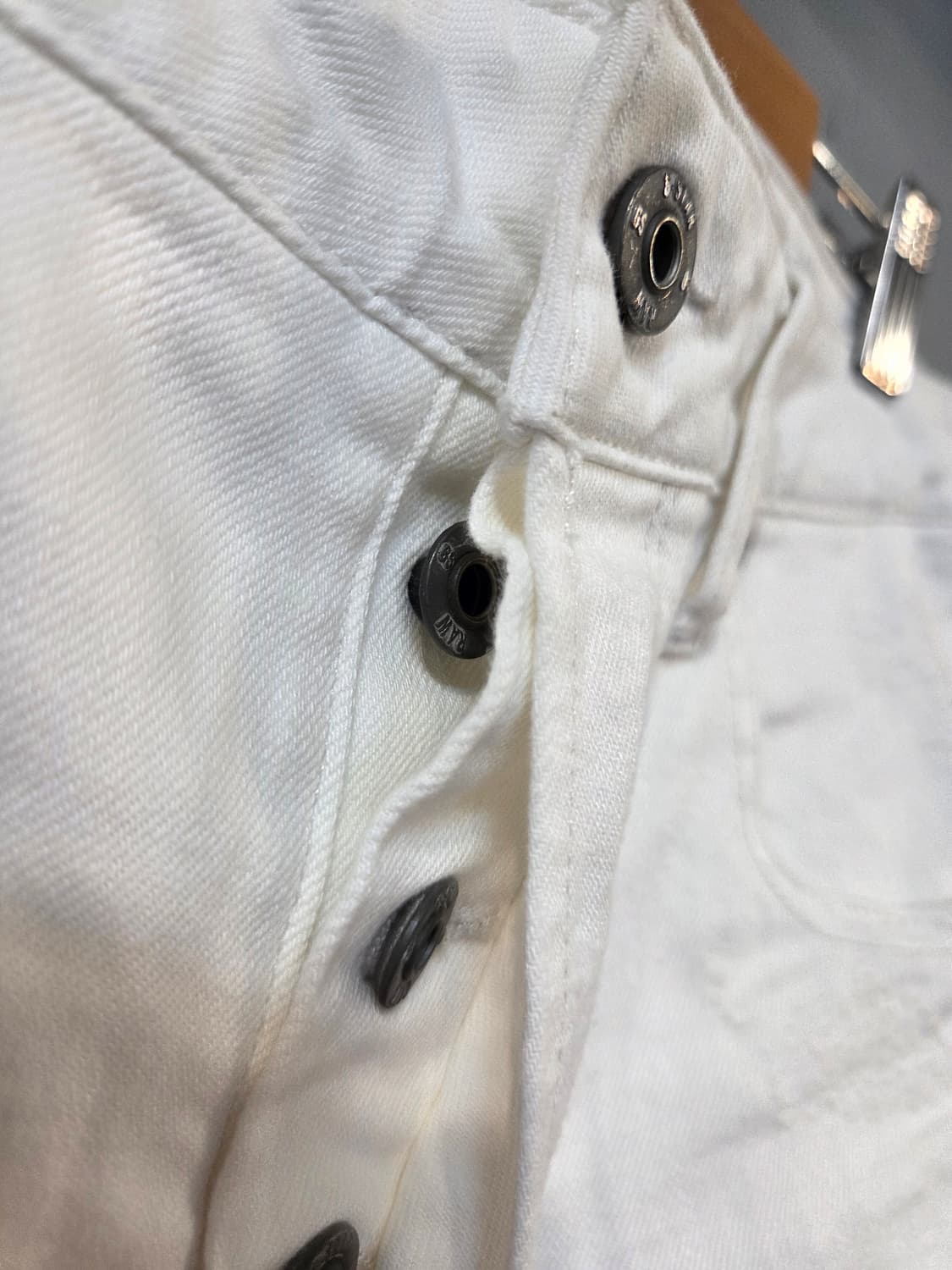 G-Star 화이트 데미지 청바지(W33/L32)남여공용 상품이미지7