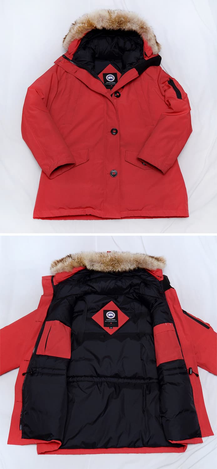 캐나다구스 몬테벨로 헤리티지 다운 패딩 파카 레드 (WXL / 100+) 상품이미지2