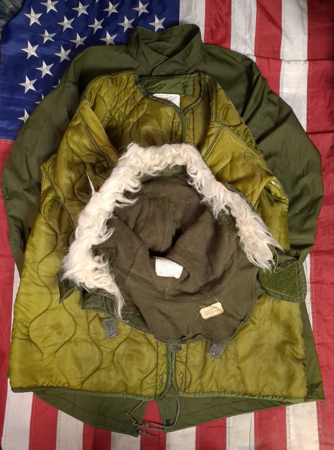 오리지날 미군 M-65 개파카 미듐 풀셋트 상품이미지1