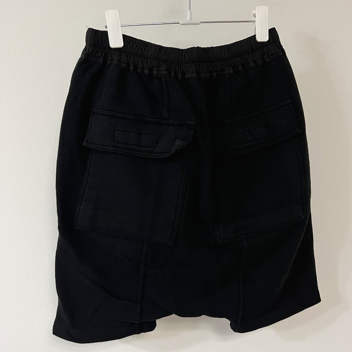 릭오웬스 15FW 다크쉐도우 드로우스트링 Pods 스웻쇼츠 반바지 상품이미지4