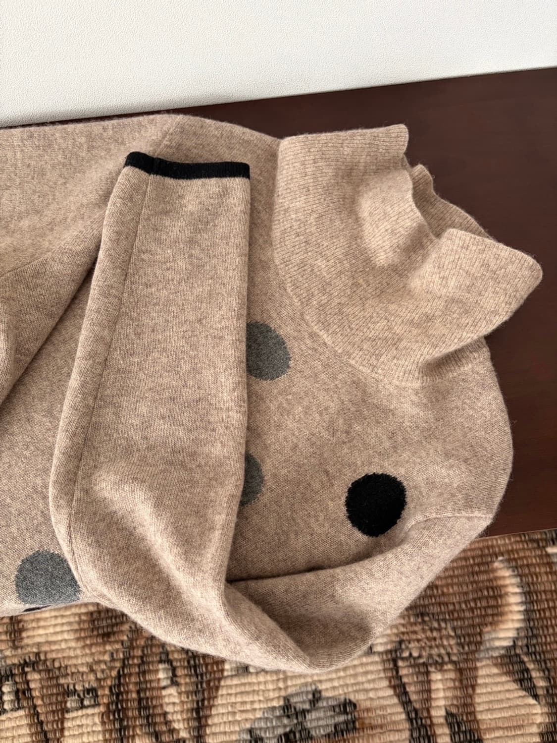 dot wide turtleneck knit 상품이미지8