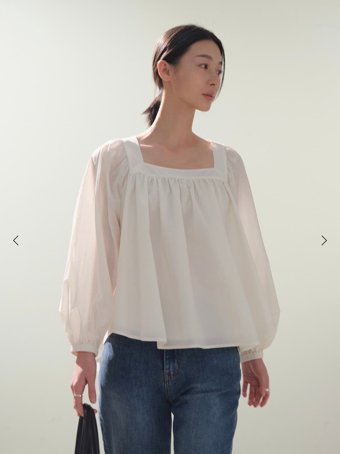 [새상품] 시에 러플 블라우스 상품이미지2