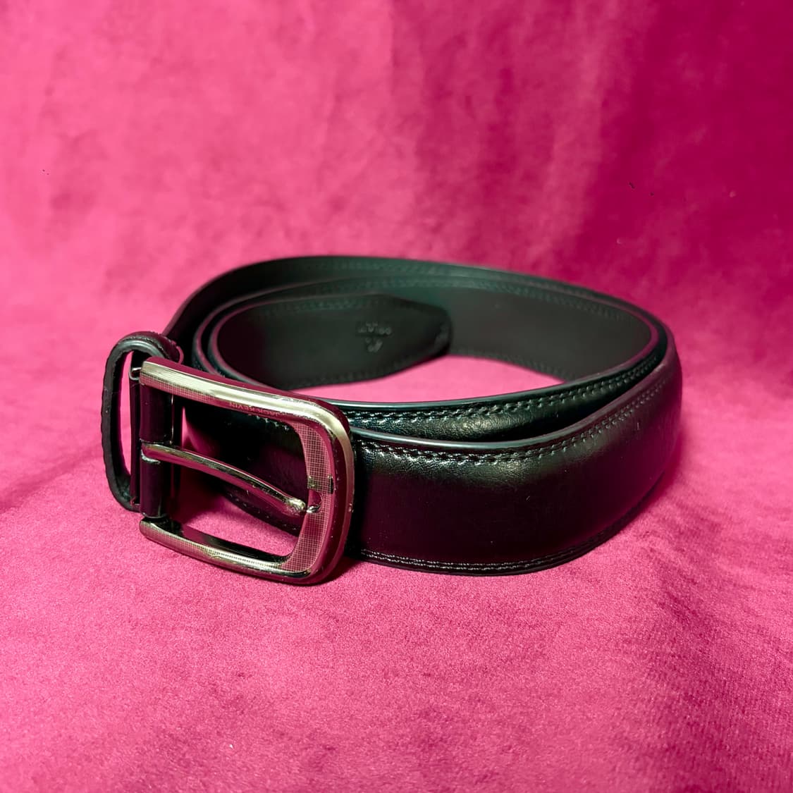 Jack Kevin 이탈리안 블랙 레더 벨트 상품이미지2