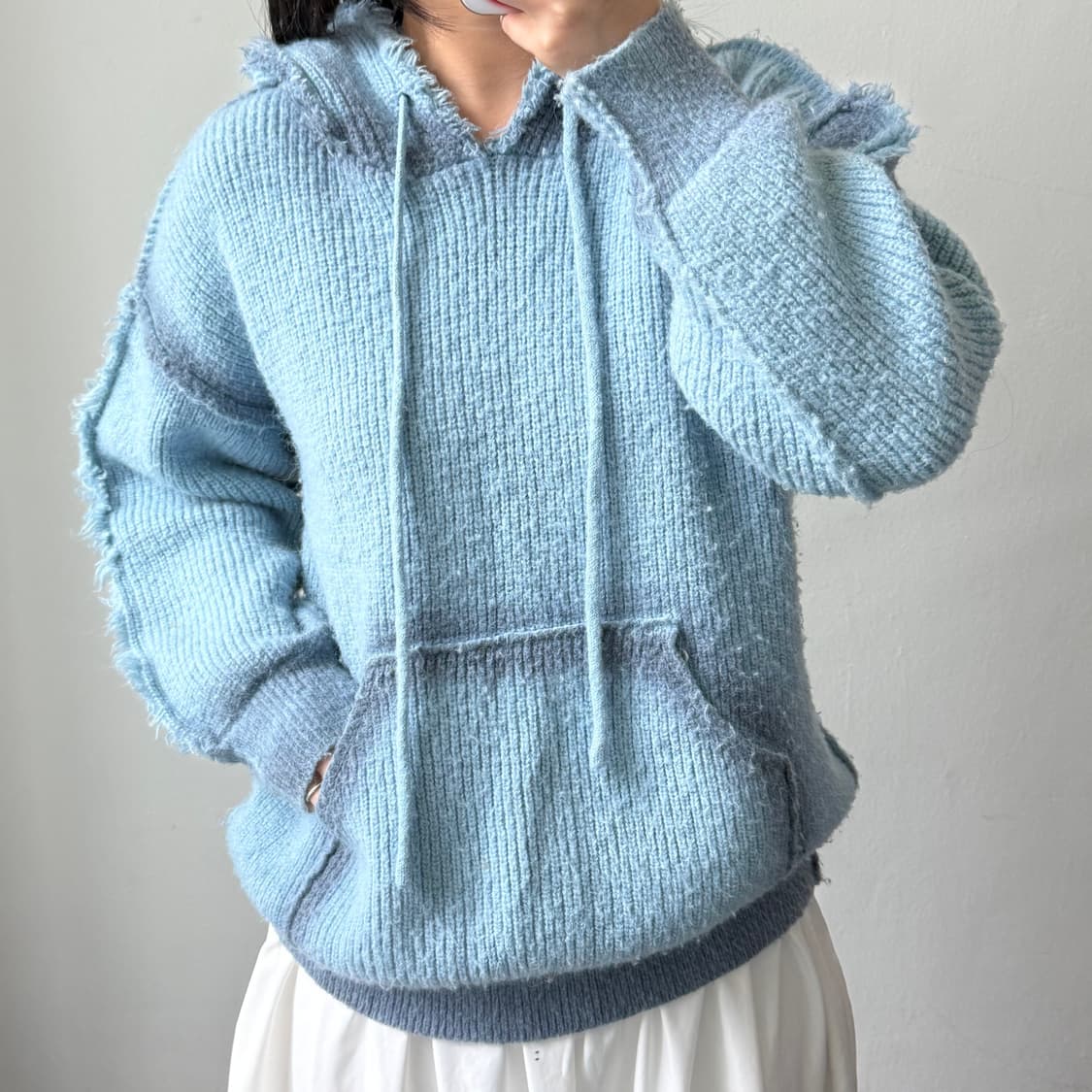 네이키드서프클럽 니트 후디 상품이미지2