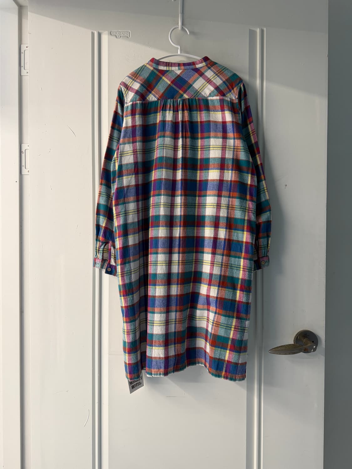 일본빈티지 하구미 체크 레이스 셔츠원피스 상품이미지9