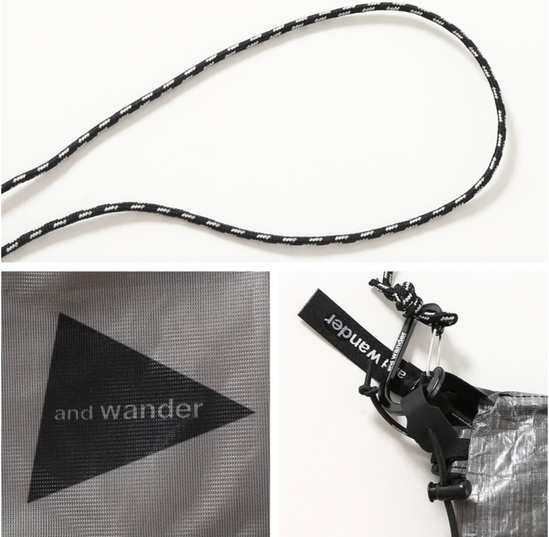 앤드원더 UL 다이니마 사코슈 차콜 andwander 상품이미지6