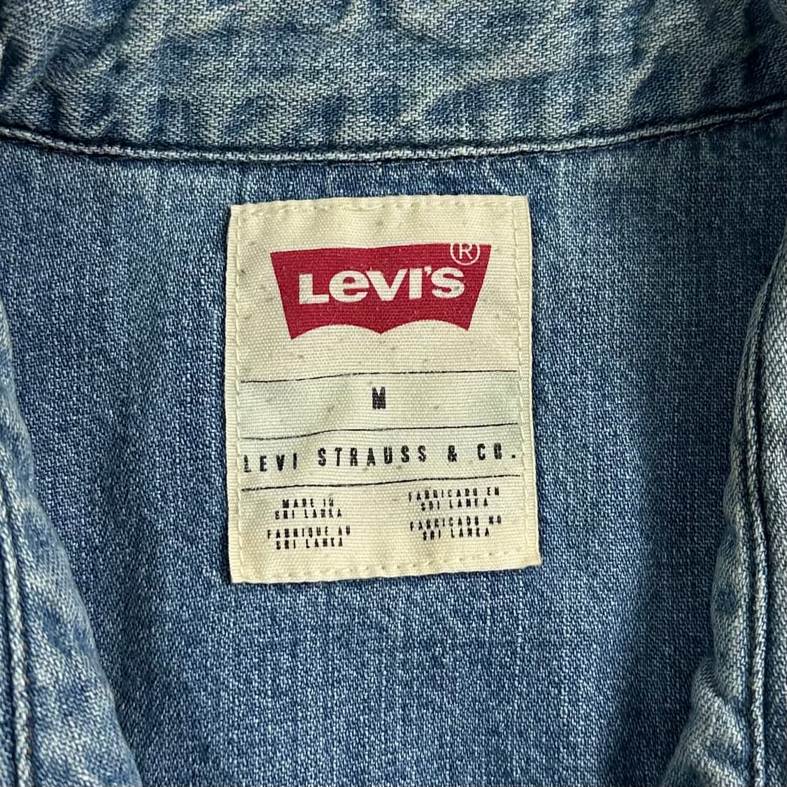 리바이스 데님 웨스턴 셔츠 상품이미지7