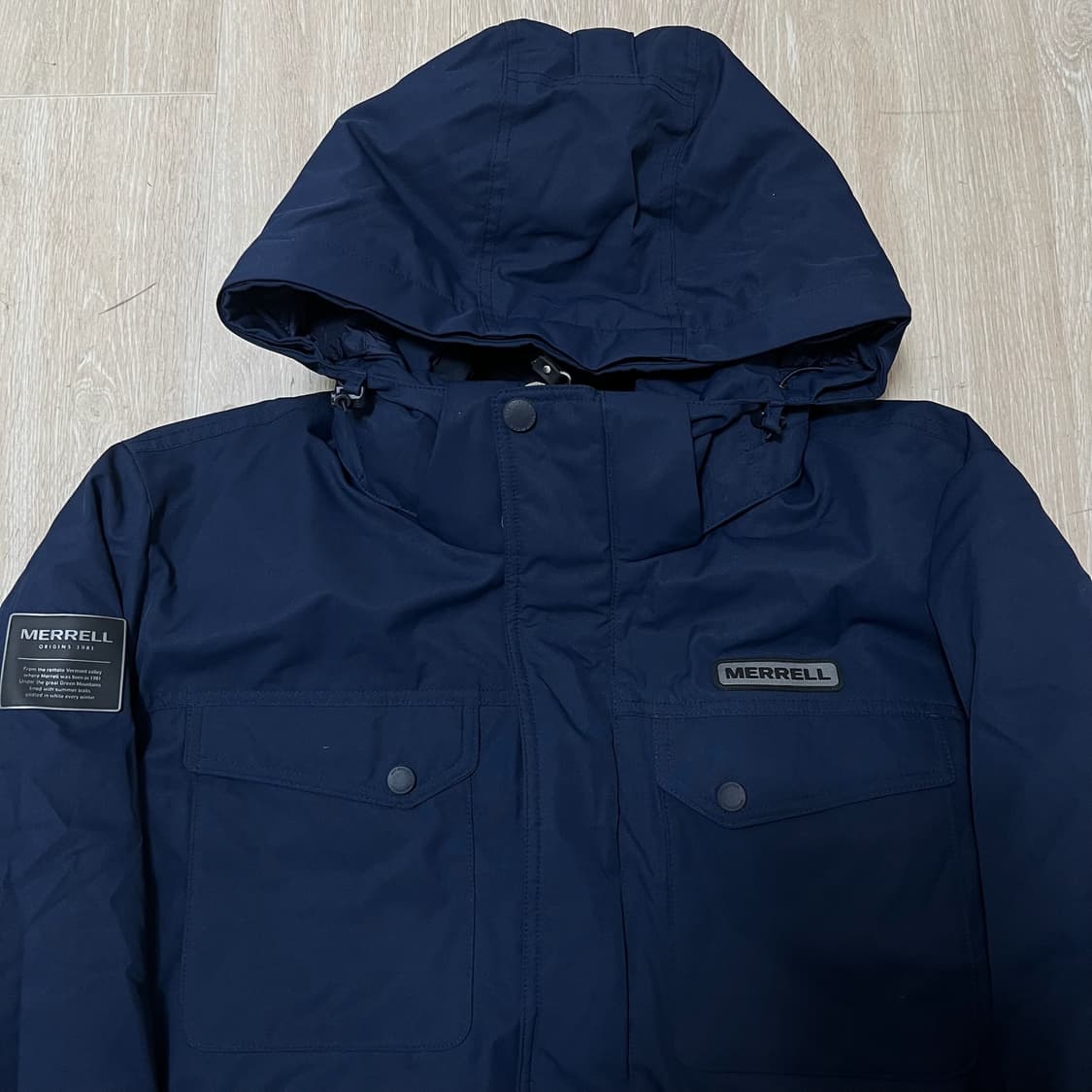 머렐 남성 포켓 덕다운 후드 패딩 XL/105  상품이미지2