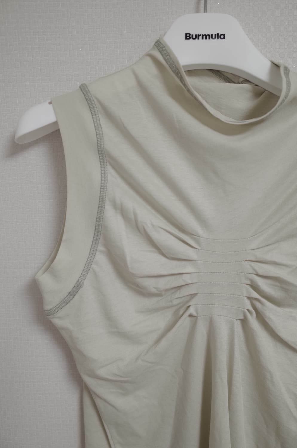 울리카상투스 Pintuck highneck top 상품이미지4