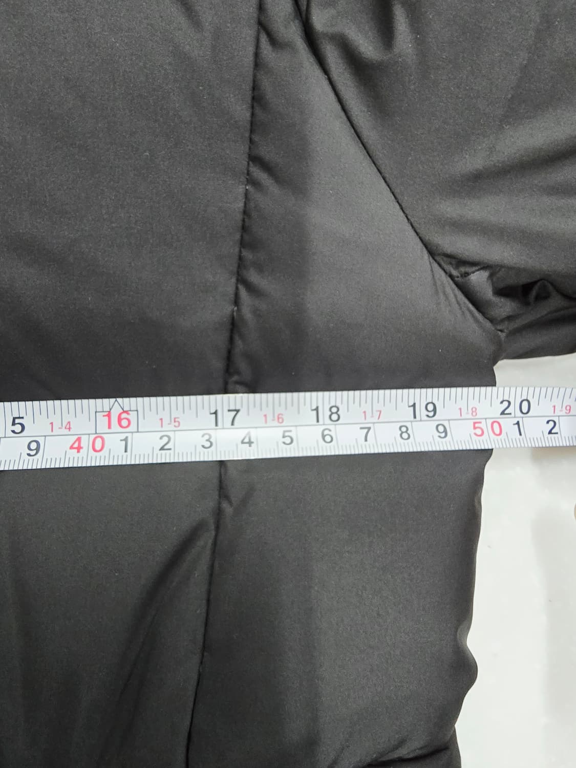 더엣지 프리미엄 구스다운롱패딩  블랙 폭스퍼 상품이미지7