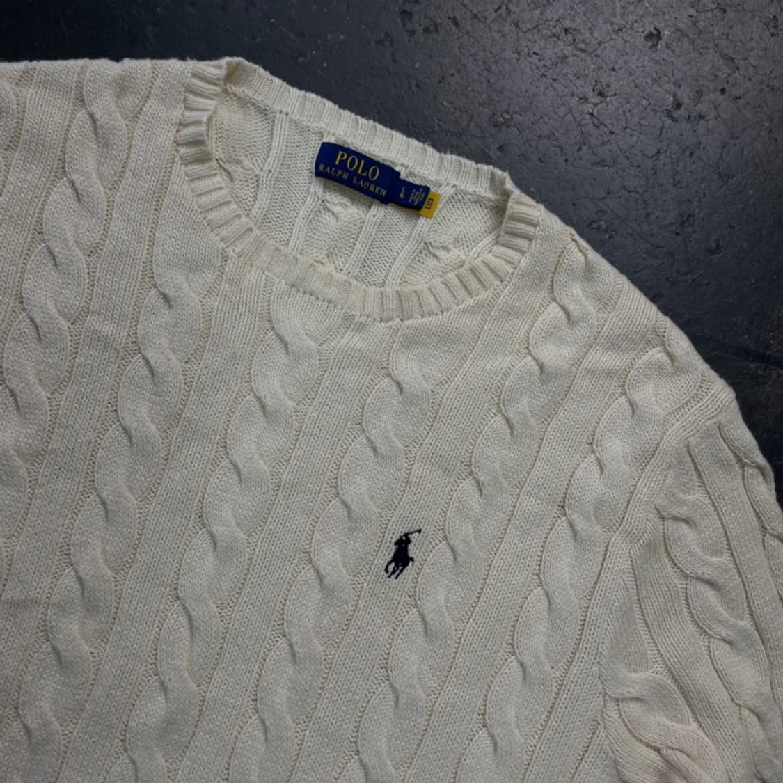 100 폴로 랄프로렌 신형 꽈배기 니트 상품이미지2
