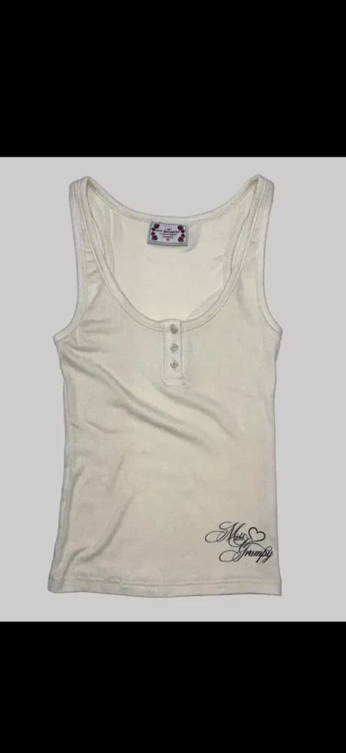 스컬프터 나시 Miss Grumpy Button-Up Top 크림 m 상품이미지1