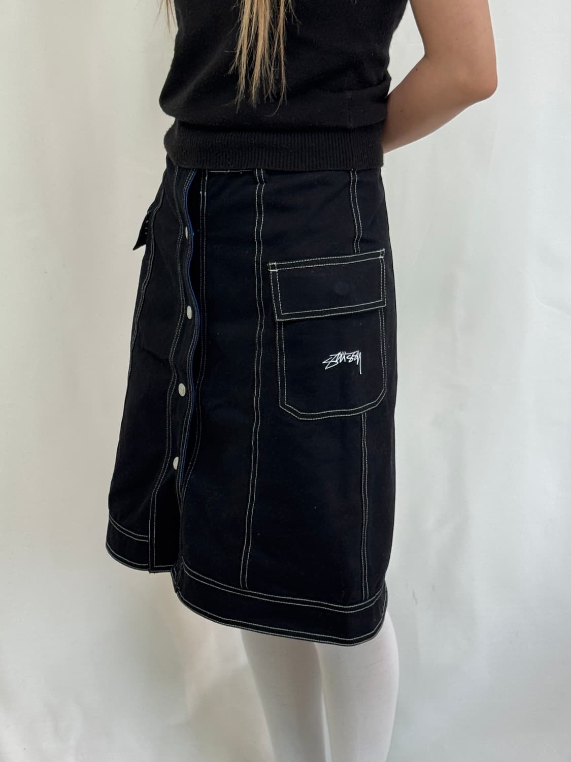 Stussy Clyde Reversible Skirt 리버시블 스커트 상품이미지1