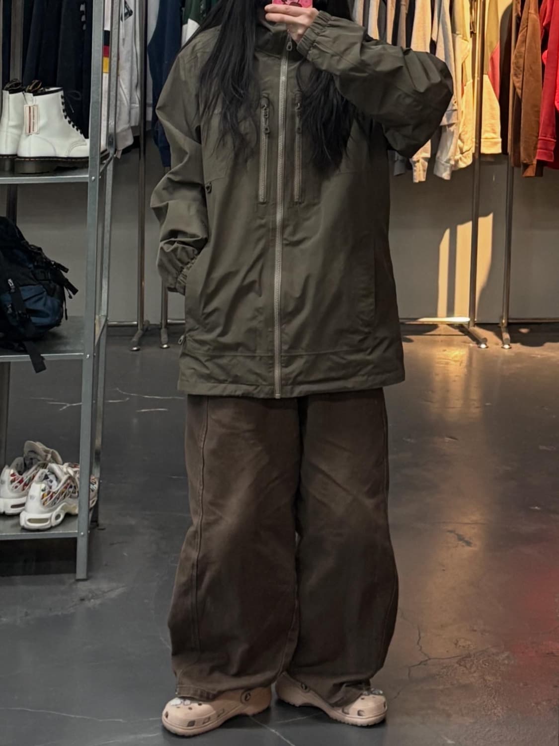 몽벨 고어텍스 후드 윈드브레이커 테크 자켓 A3268 상품이미지1