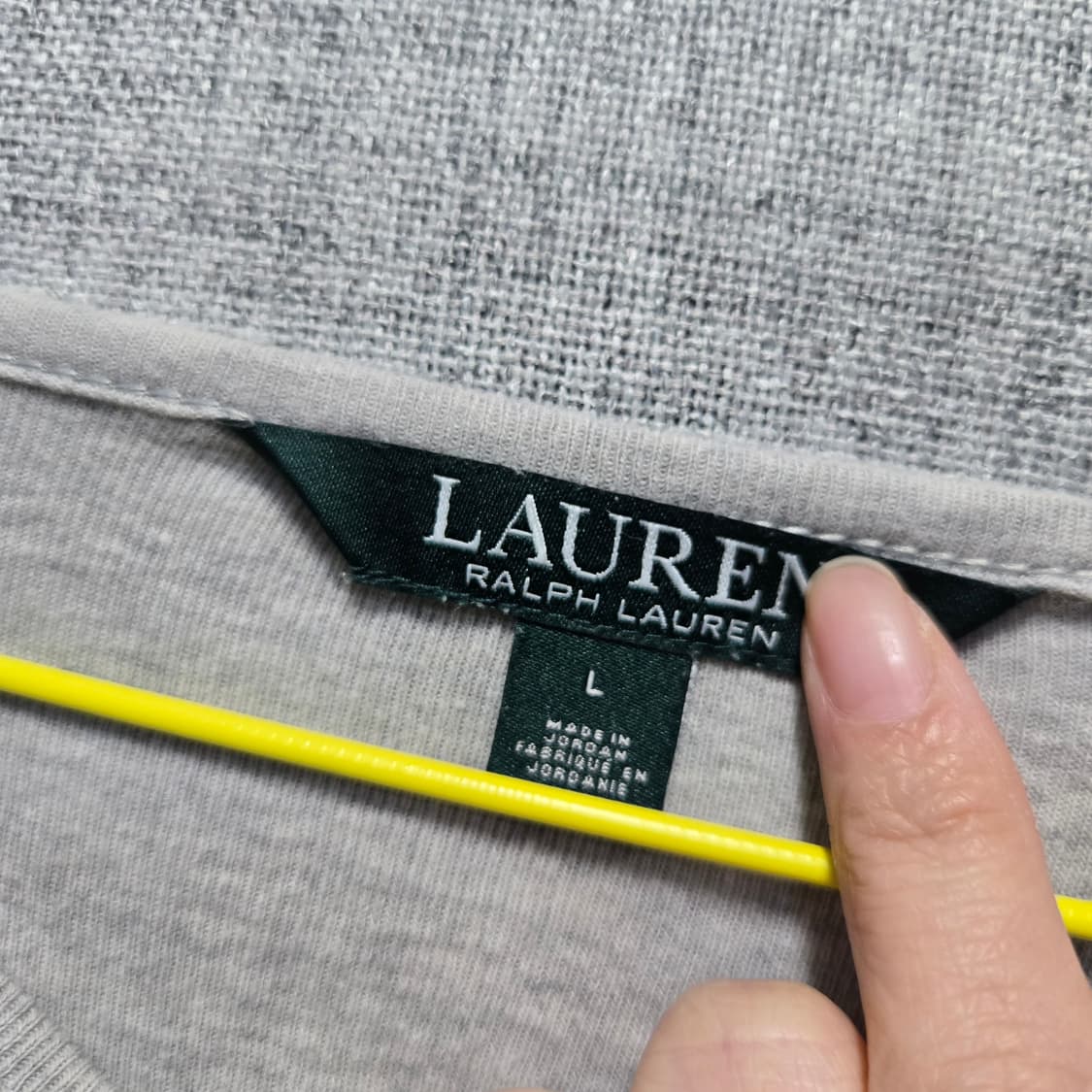 랄프로렌 긴팔 티셔츠 그레이   상품이미지4