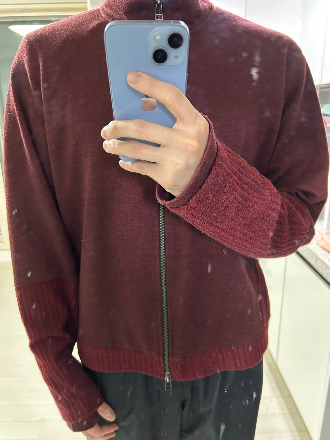 해칭룸 니트 집업 상품이미지7