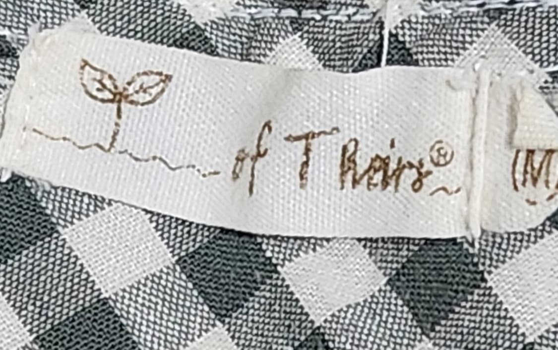 크로쉐 디테일 그린 체크 남방 7부 상품이미지2