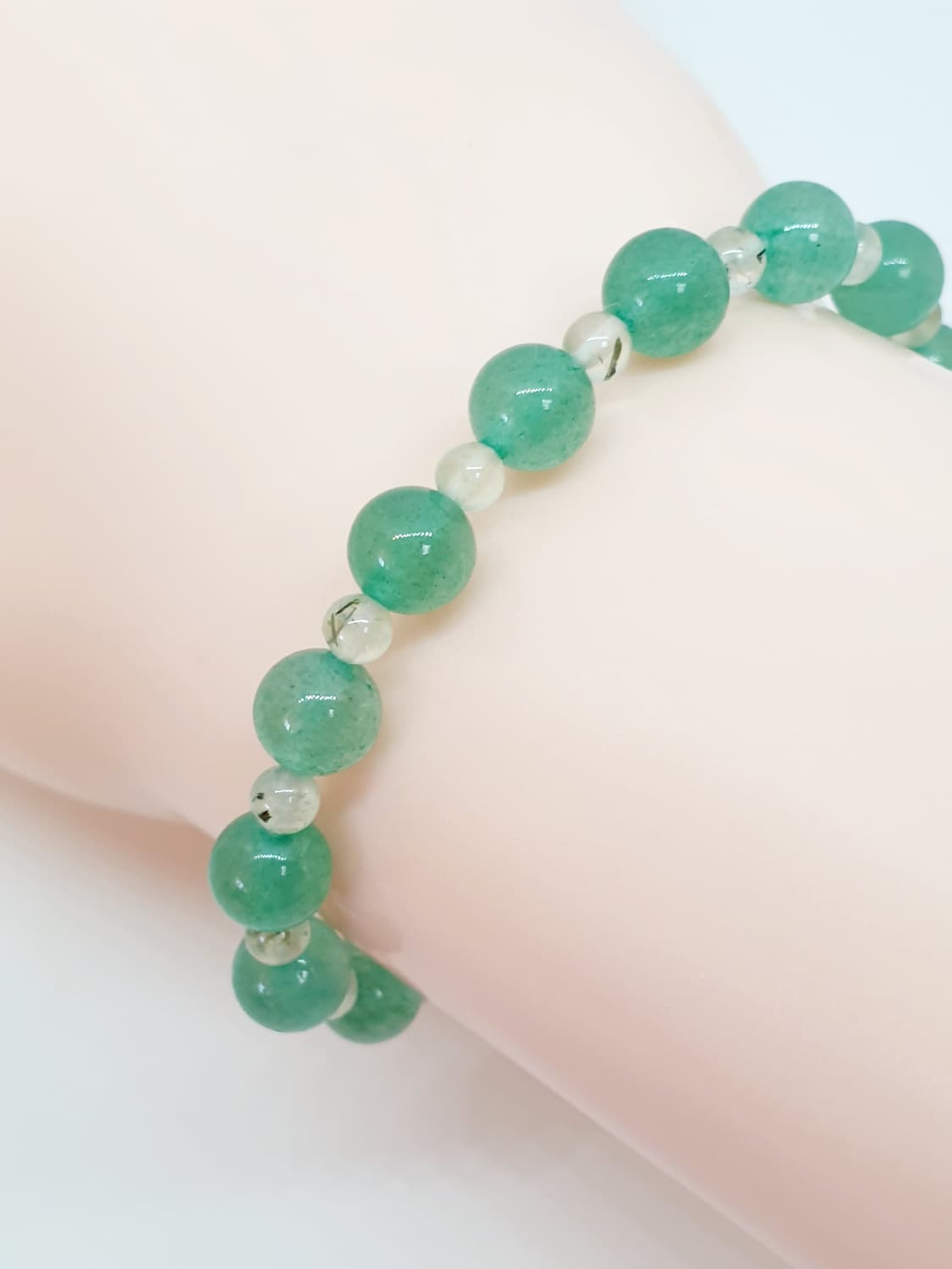 그린 아벤츄린&프레나이트 팔찌 상품이미지3