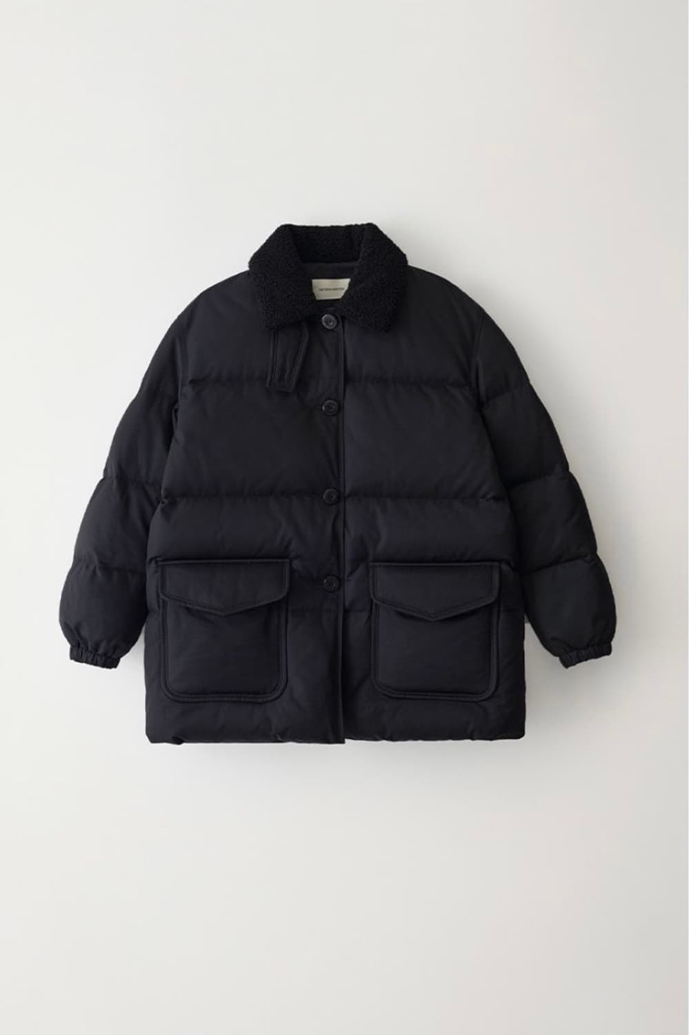 낫띵리튼 패딩코트 Botti down half jacket (Black) 상품이미지2