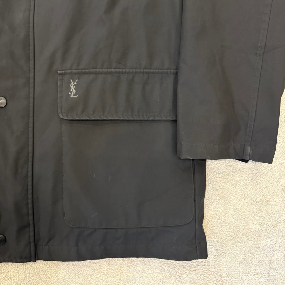 생로랑 블랙 사파리 자켓 상품이미지4