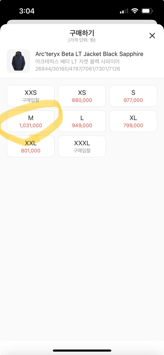 아크테릭스 베타lt m사이즈 블랙사파이어 s급 상품이미지6