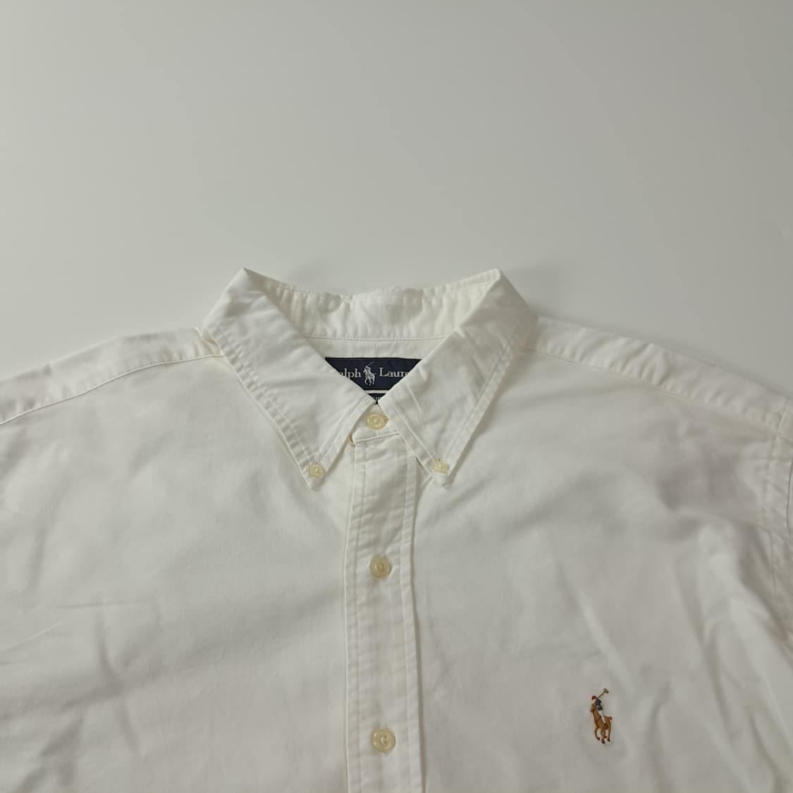 CJ475 2XL 폴로 클래식핏 화이트 반팔 셔츠 남방 상품이미지2