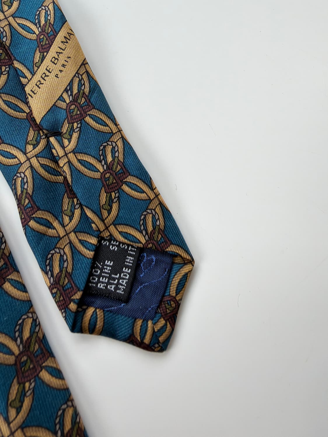 피에르 발망 (PIERRE BALMAIN) 실크 넥타이 9.5cm 상품이미지6