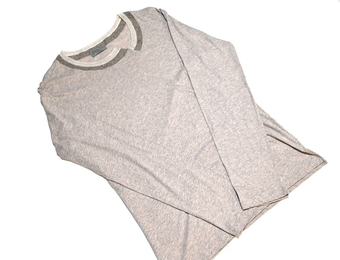 yohji yamamoto  Melange silk rib knit 상품이미지1