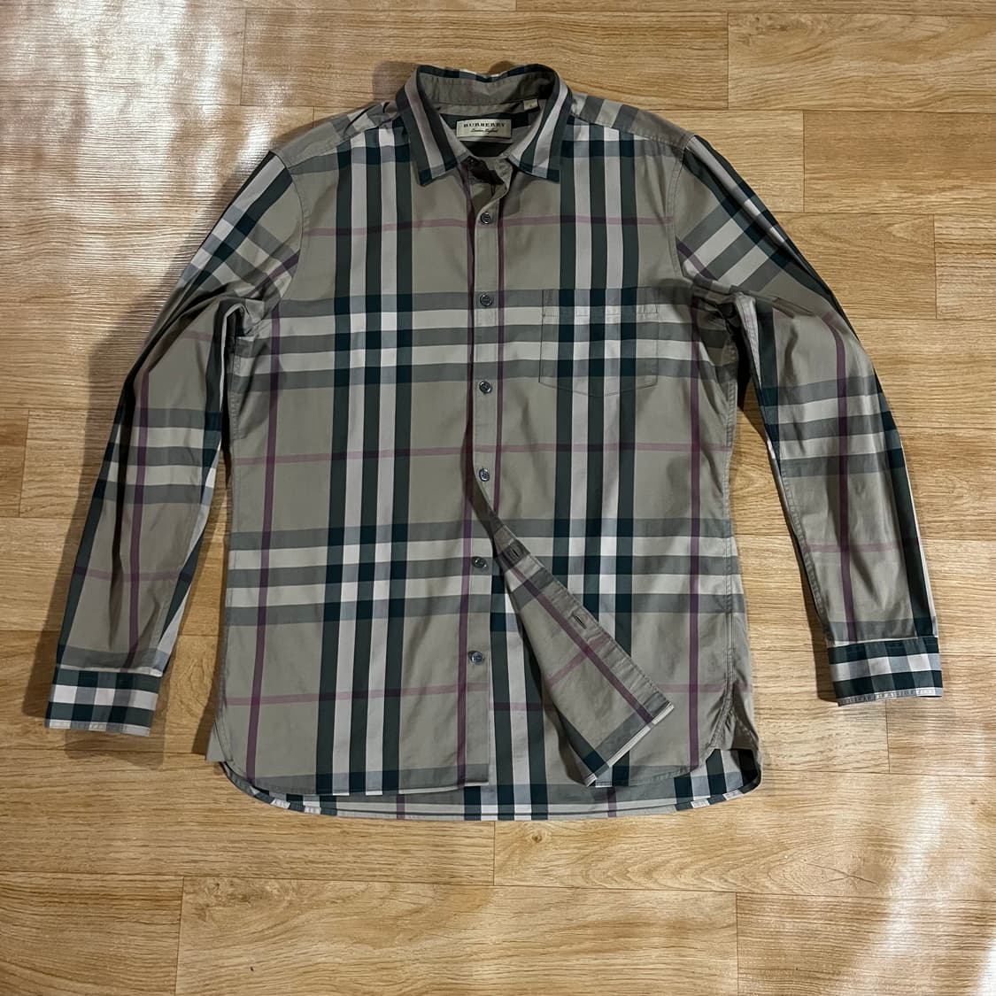 [105] 버버리 넬슨체크 셔츠 상품이미지3
