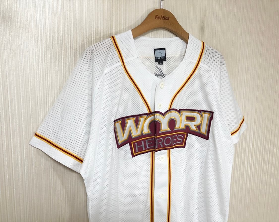 KBO 우리히어로즈 2008 창단유니폼/홈져지 L 상품이미지5