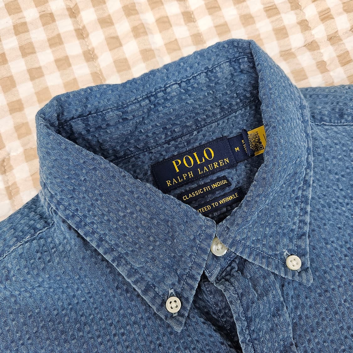 폴로 랄프로렌 시어스커 청셔츠 남자100 상품이미지3