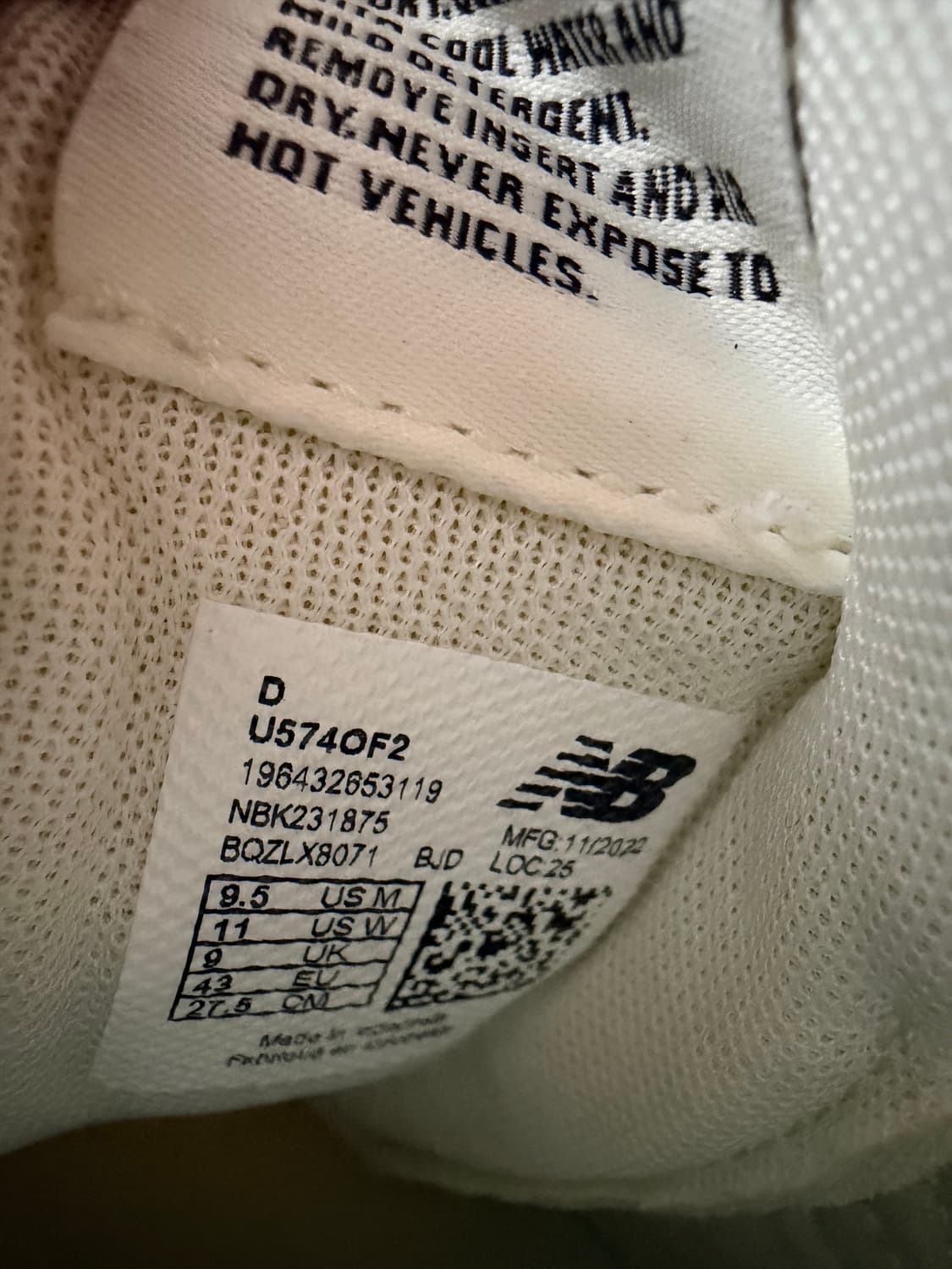 뉴발란스 U574OF2 아이보리 상품이미지5