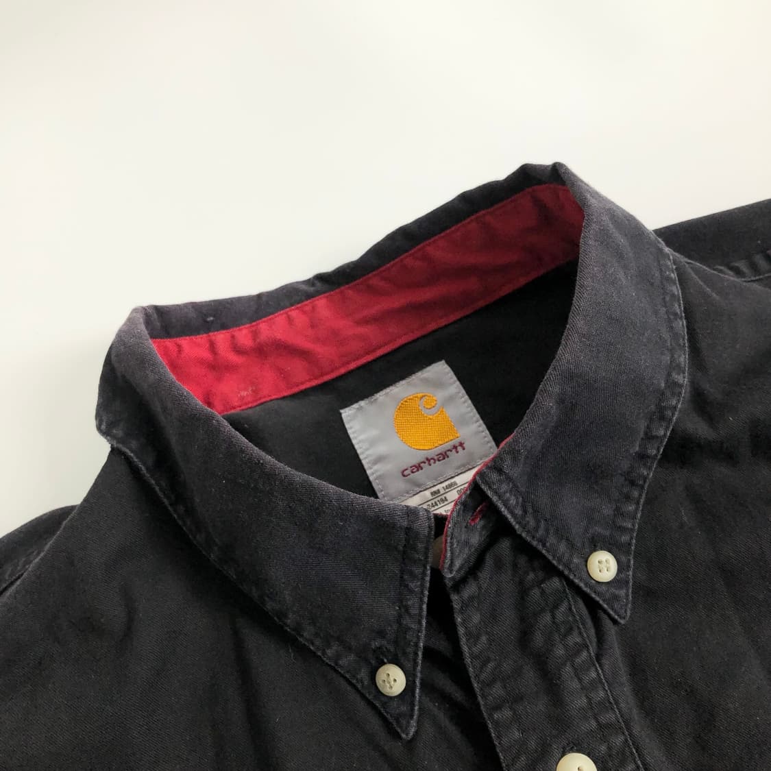 칼하트 커스텀 크롭 반팔 셔츠 L 상품이미지3