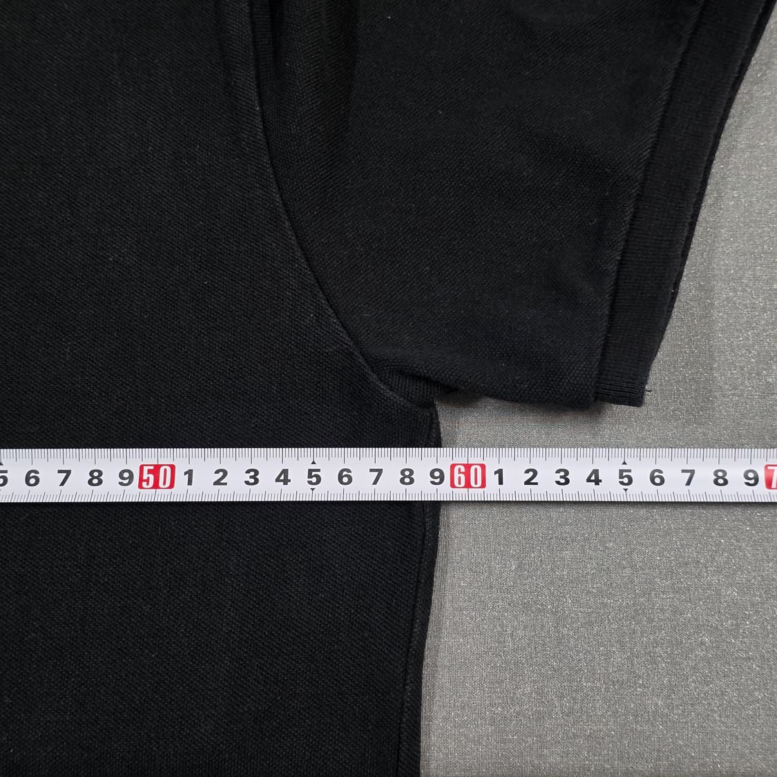 XL 폴로 랄프로렌 블랙 반팔 카라티 커스텀슬림핏 상품이미지6