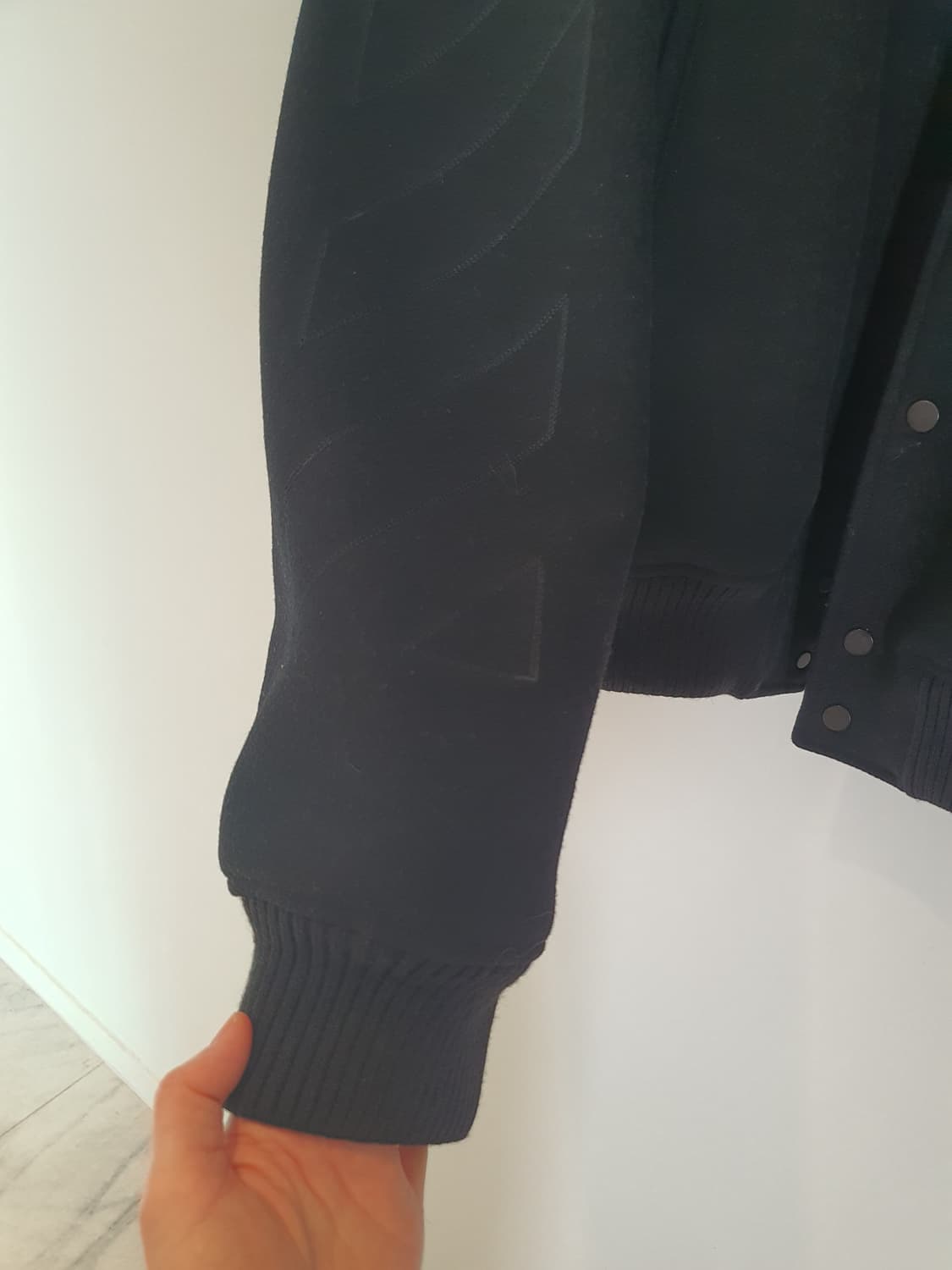 오프화이트 디아그 바시티 남성 봄버자켓 상품이미지7