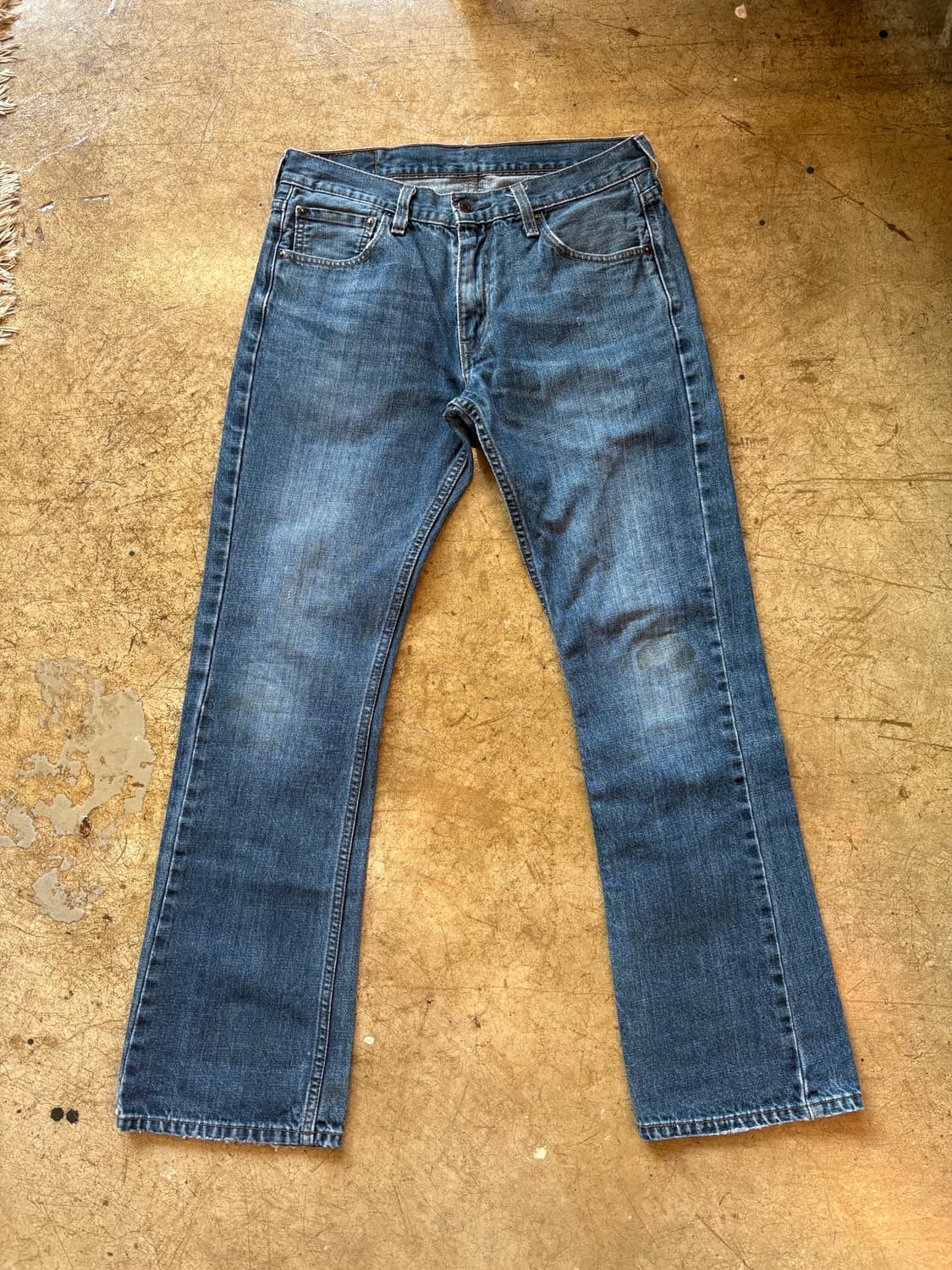 리바이스 527 부츠컷 진청 데님 상품이미지3