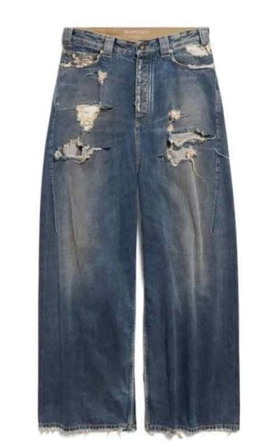 [M] 25ss 발렌시아가 배기 로고 데님팬츠 상품이미지1