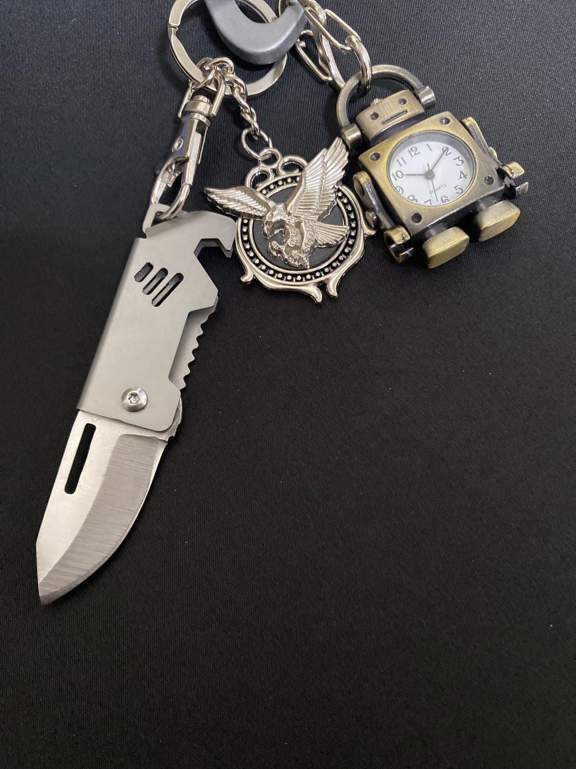 빈티지 로봇 시계 키링 상품이미지2