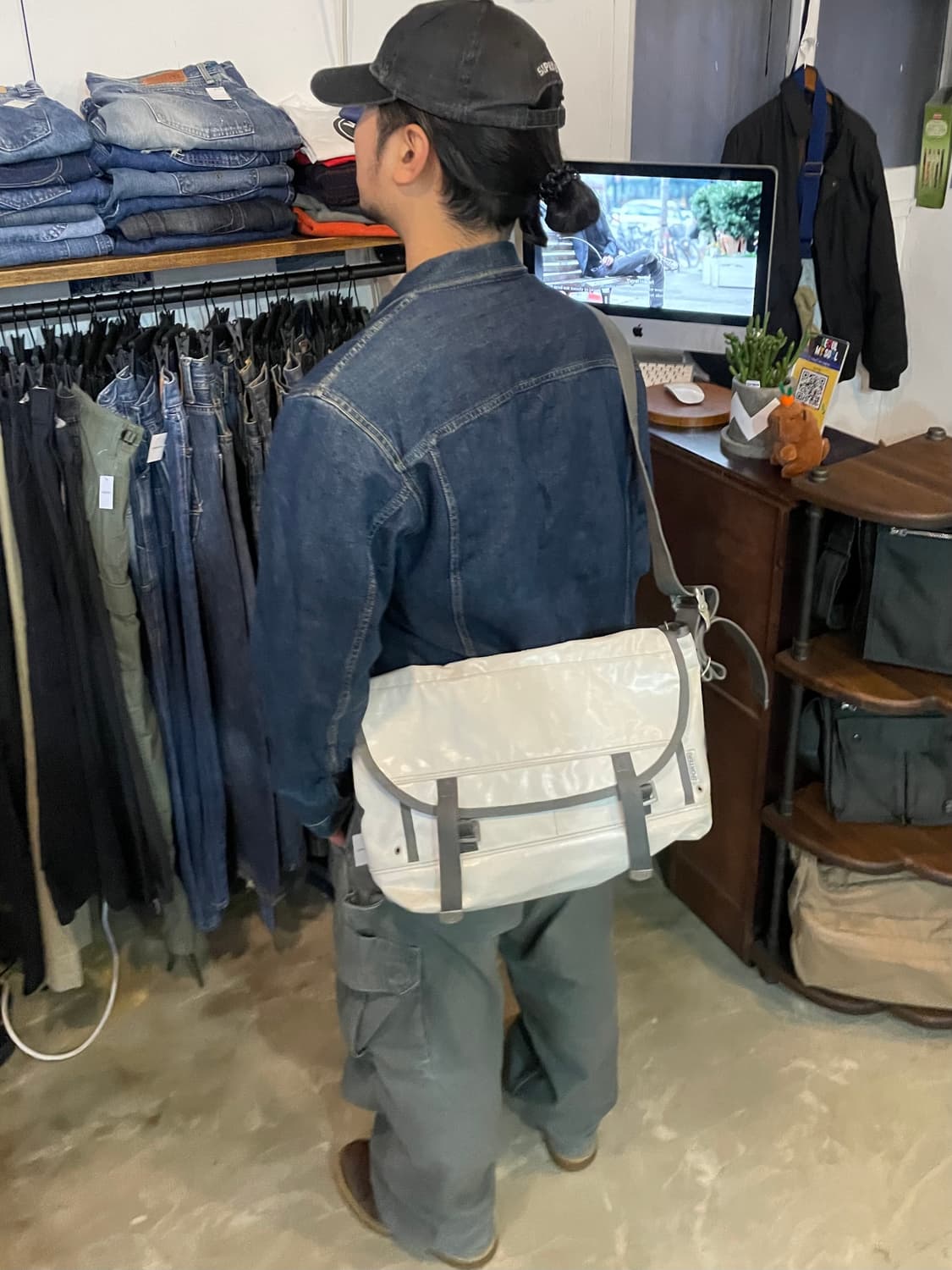 요시다 포터 가죽 크로스백 상품이미지2