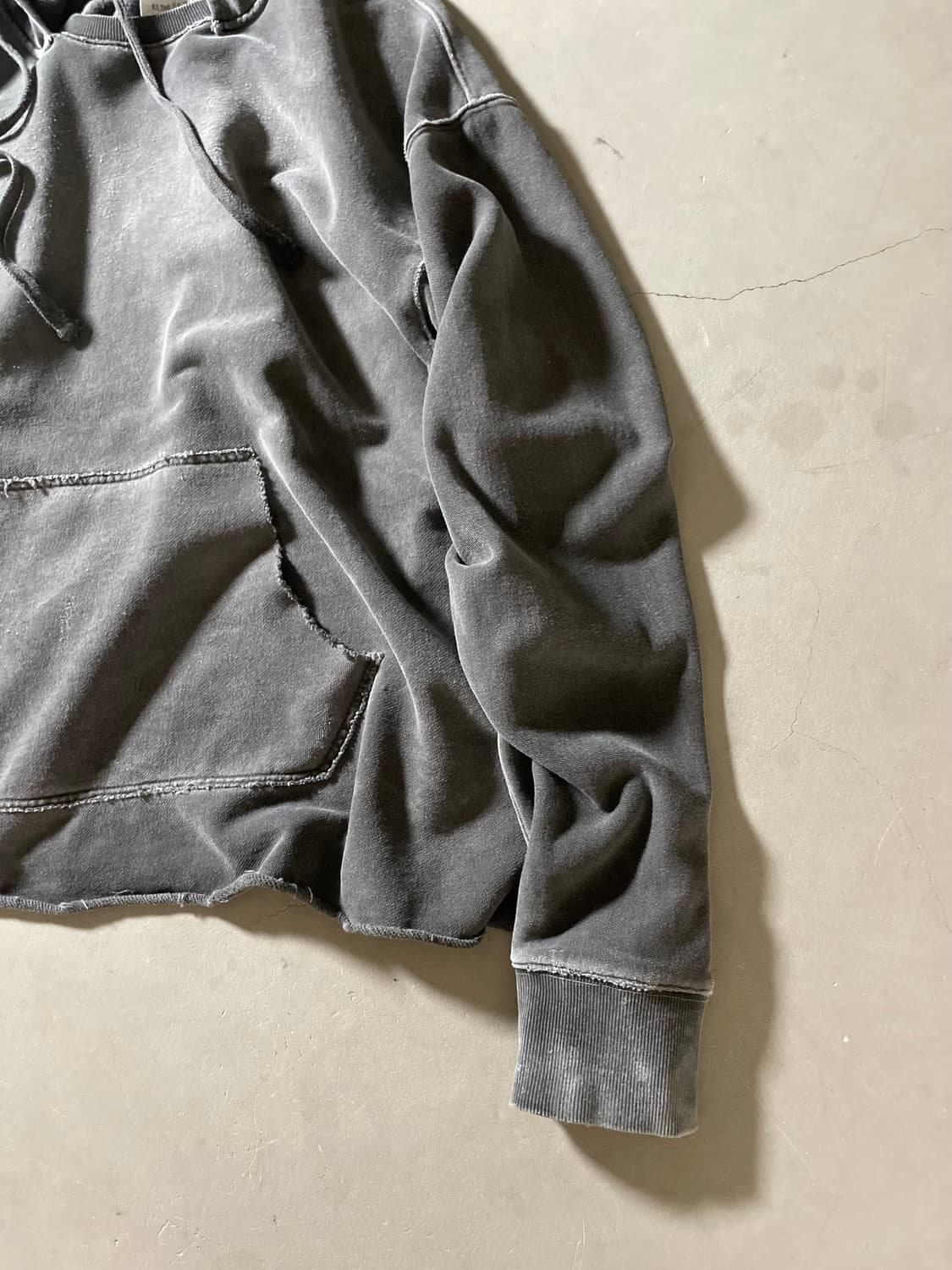 KZ Atelier Vintage Washed Number Hoodie 상품이미지4