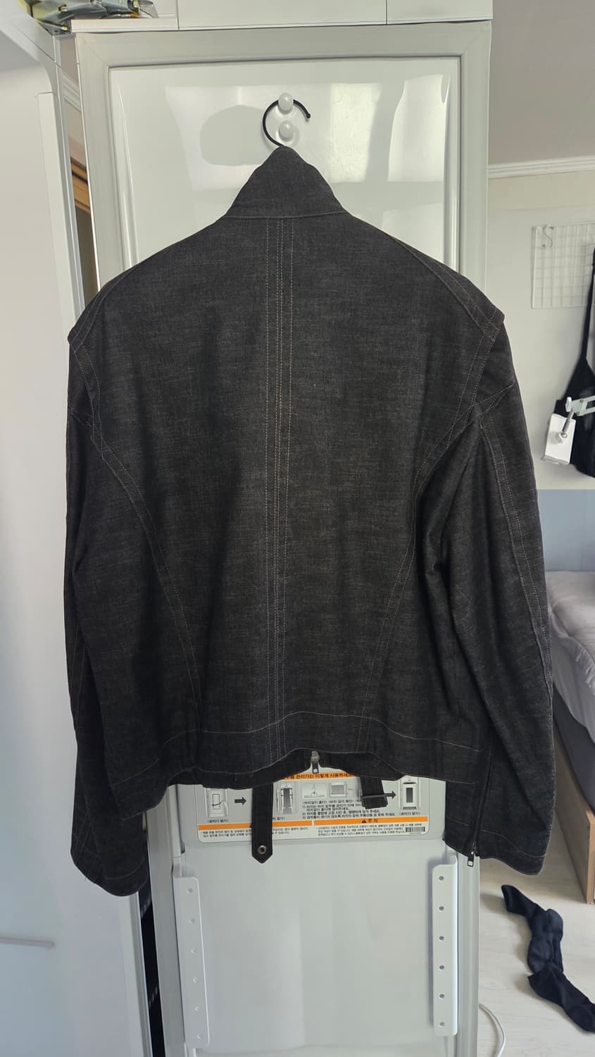 48사이즈)) 엘무드 바이커자켓 팝니다 상품이미지2