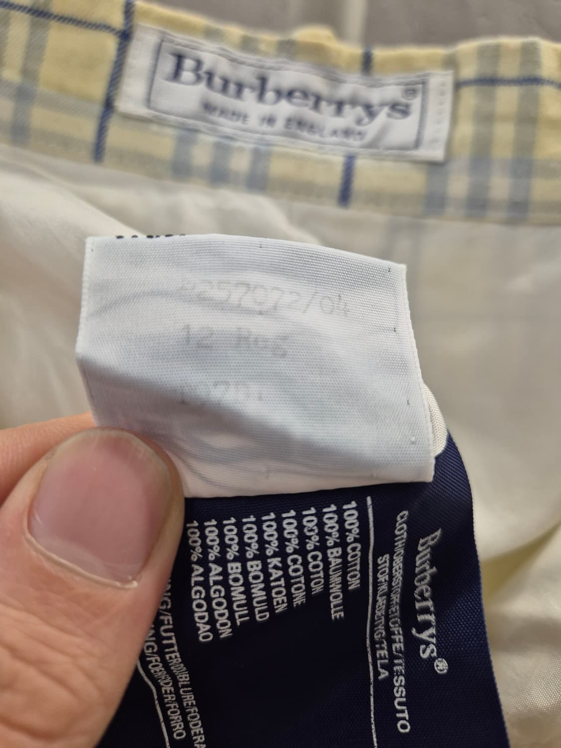 버버리 버뮤다 체크노랑 반바지 W21  상품이미지6