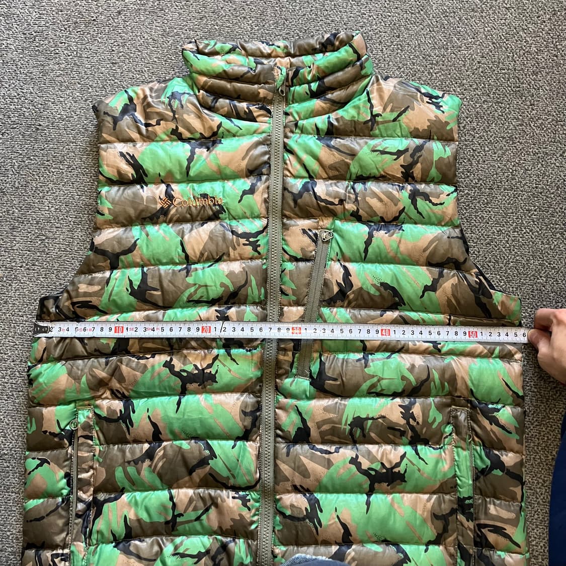 콜롬비아 컬럼비아 카모 패딩조끼 베스트 상품이미지7